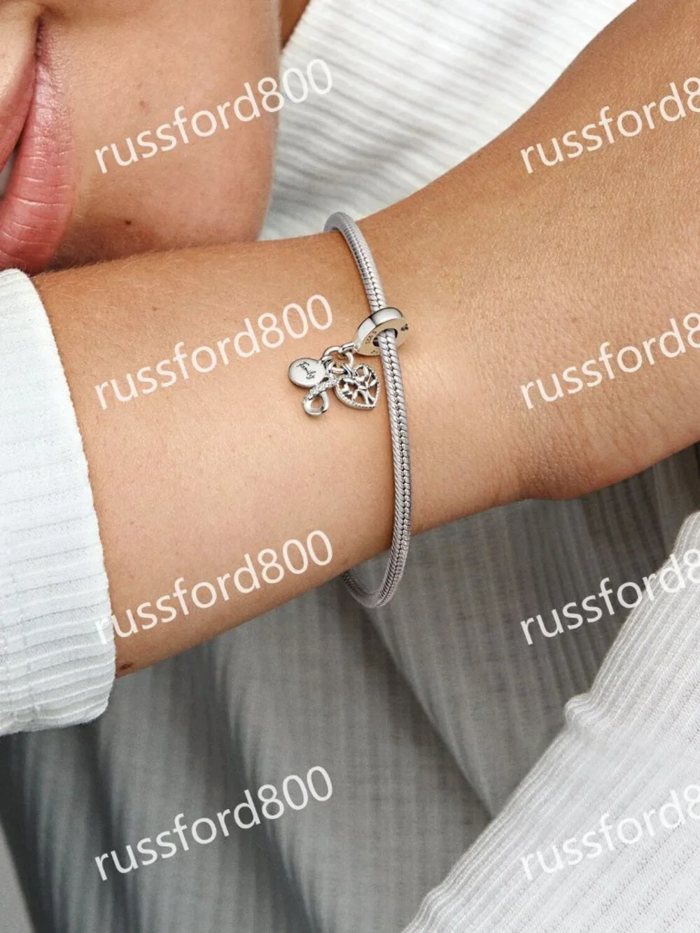 Pandora Family Infinity Triple Dangle Charm